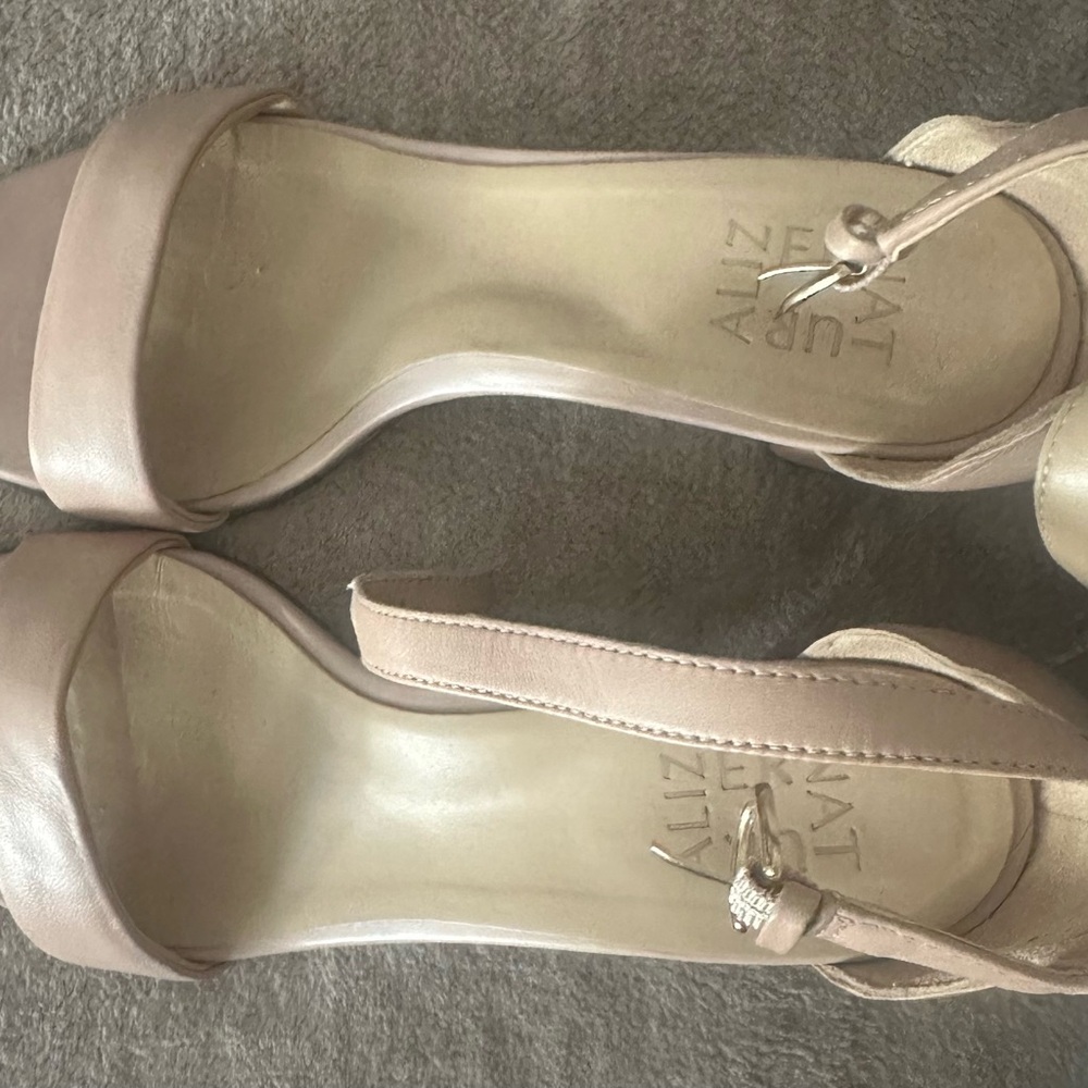 PINK Women's Open-Toe Heels